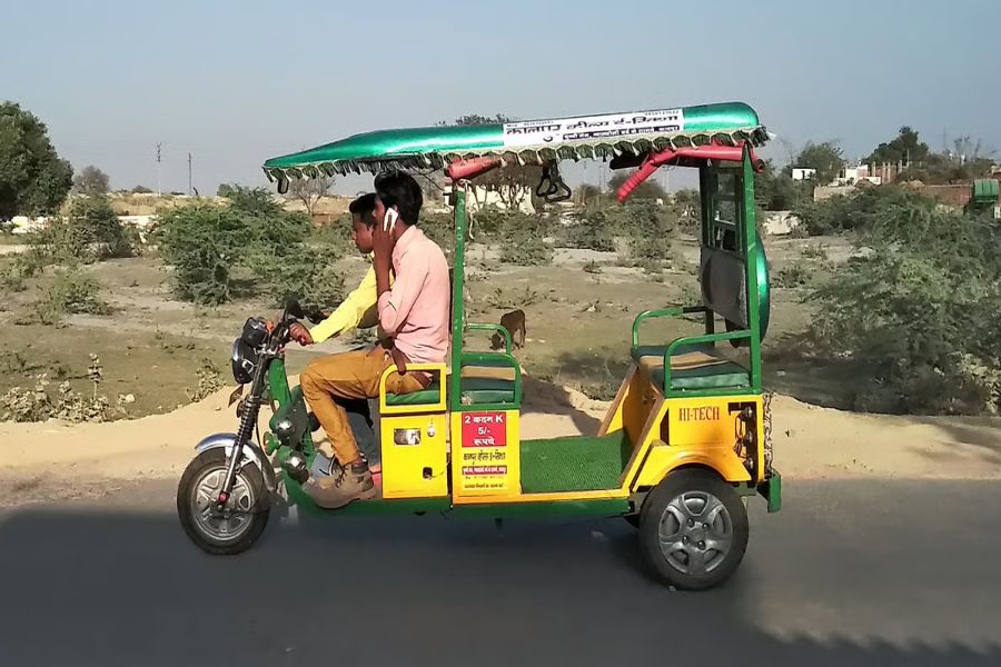 E-Rickshaws and Auto Rickshaws